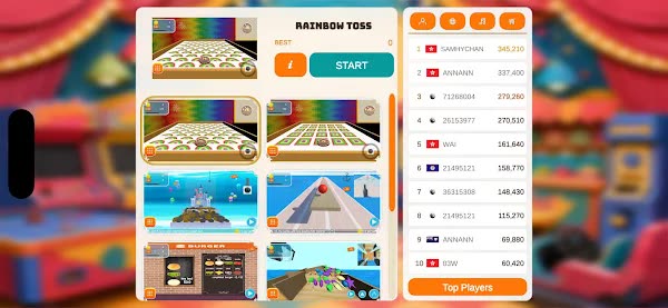 Rainbow Game 2 screenshot 1